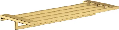 Obrázek produktu pro Handtuchablage ADDSTORIS mit Handtuchhalter, 648mm leštěné zlato leštěné zlato