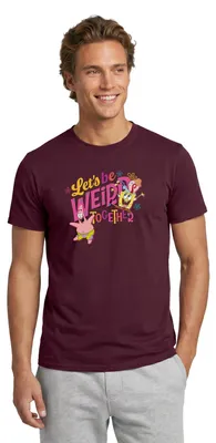 Produktbild von Spreadshirt SpongeBob Schwammkopf Patrick Gary Freundschaft Männer T-Shirt, XXL, Ziegelrot