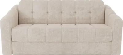 Produktbild von Schlafsofa mit Matratze 3-Sitzer - Strukturstoff - Beige - Liegefläche 140 cm - Matratze 22 cm mit Memory Schaum - DARIELO