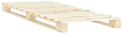 Produktbild von vidaXL Palettenbett Massivholz Kiefer 100×200 cm