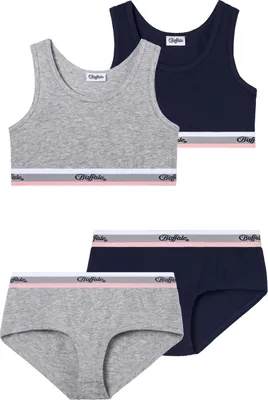Produktbild von Buffalo Set: Bustier 4 -teilig grau, navy Größe 146/152
