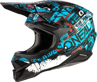 Produktbild von O'NEAL Motocross Helm 3SRS Ride , schwarz blau, L