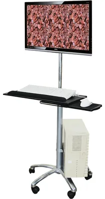 Obrázek produktu pro VALUE Mobile PC Cart, silver, 10 kg
