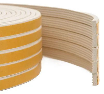 Produktbild von Selbstklebende Fensterdichtung Weiß 10 x 4 mm 12 m