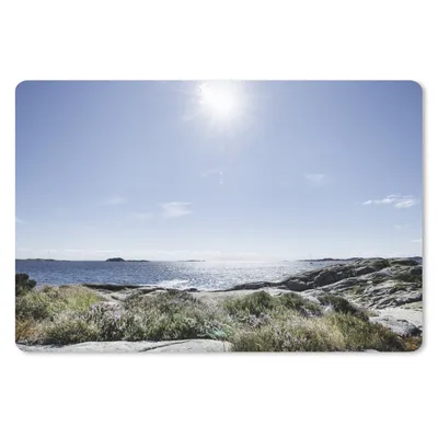 Produktbild von MuchoWow® Schreibtischunterlage Strand - Natur - Sonne 60x40 cm - XXL Mauspad - Großes Mauspad