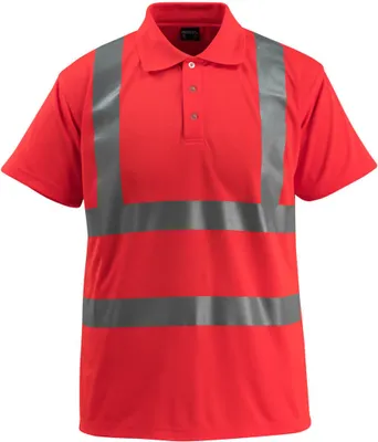 Produktbild von MASCOT® Bowen Polo-shirt Größe 3XL, hi-vis rot | Packung (1 Stück)