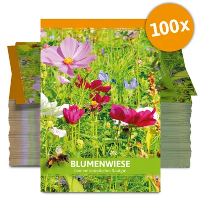 Produktbild von Blumenwiese für Werbezwecke (100 Tütchen) | Blumensamen von FLORTUS