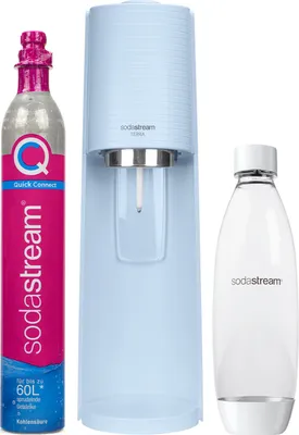 Produktbild von SodaStream Soda Maker Terra hellblau QC mit CO2 & 1L PET Flasche (1012811315DE)