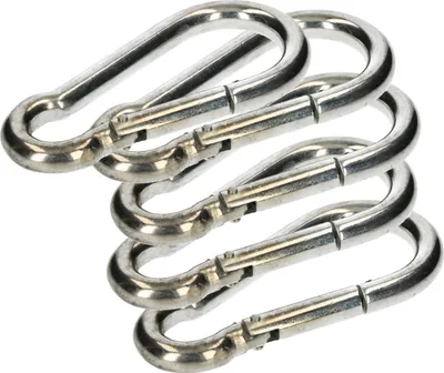 Obrázok produktu pre KOTARBAU® Sada 5 hasičských karabín pre laná 120x11 mm Odolné hasičské karabíny pre reťaze