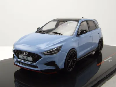 Produktbild von Ixo Models MOC335 Hyundai i30 N 2022 hellblau 1:43