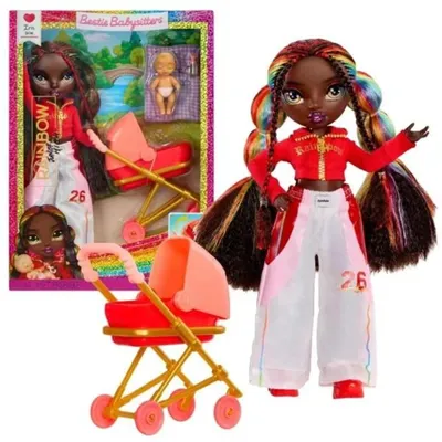 Produktbild von Rainbow High Junior High Jr. High Bestie Babysitters – Iris Bow (Rainbow), Modepuppe, Weiblich, 4 Jahr(e), Junge/Mädchen, 230 mm, Mehrfarbig