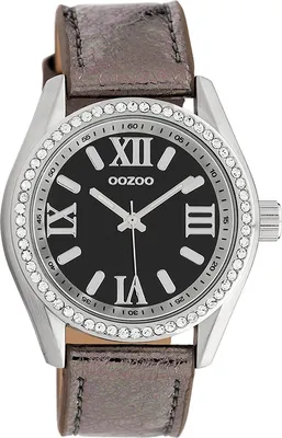 Produktbild von Oozoo Armbanduhr braun Leder Timepieces Damen Analog-Quarzuhr UOC10267