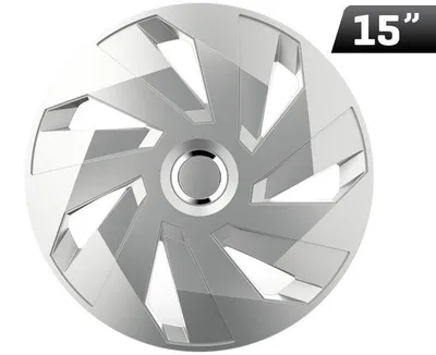 Obrázok produktu pre Kryty kolies Vector RC strieborné 15", 4 ks.