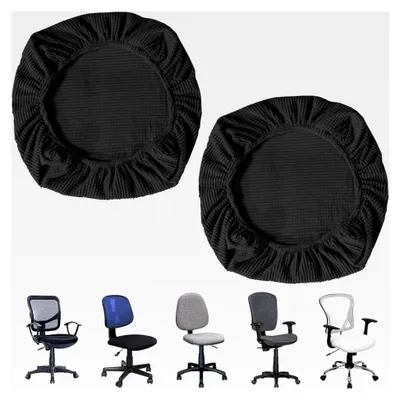 Produktbild von 2er Set Dehnbarer Bürostuhlbezug, Sitzbezüge aus elastischem Elasthan