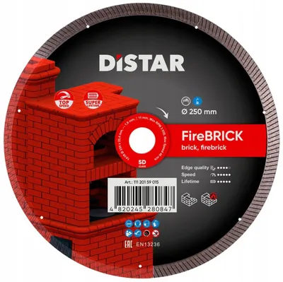 Imagen del producto de Disco de corte diamantado Schamottestein, dimensiones 250 x 1,9/1,5 x 25,4 mm