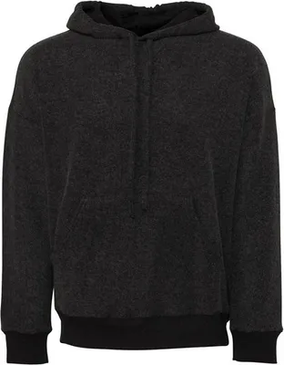 Produktbild von Bella + Canvas - Hoodie zum Überziehen für Herren/Damen Uni RW7800 (L) (Schwarz meliert)