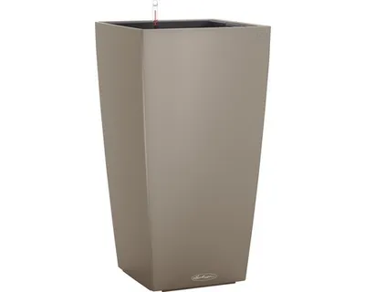 Zdjęcie produktu dla LECHUZA CUBICO Color 22, Sadzarka w doniczce, Wolnostojący, Tworzywo sztuczne pochodzące z recyklingu, Brązowy, Piaskowy, Prostokąt, Wewnątrz/Na wolnym powietrzu