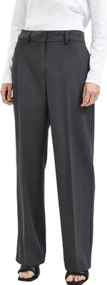 Zdjęcie produktu dla Spodnie Selected Rita Wide Fit, szare, rozmiar 38 / 32, damskie, szare, rozmiar 38