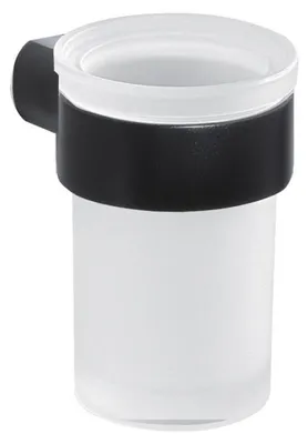 Image de Gedy PIRENEI Verre, verre dépoli, noir mat