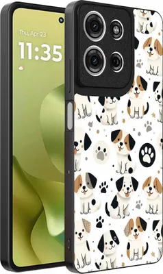 Produktbild von Geeignet für Motorola Moto G86 Telefon Fall mit Hund drucken - TPU zurück Abdeckung Fall Hund Design - Smartphonica
