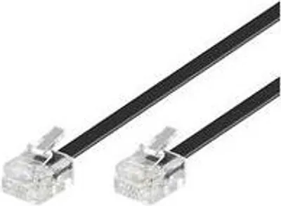 Produktbild von Microconnect MPK190, 10 m, RJ-11, RJ-11, Männlich, Männlich, Männlich/Männlich