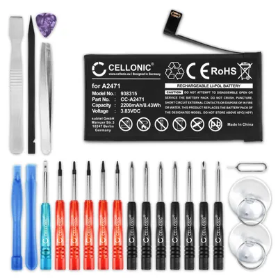 Produktbild von CELLONIC Akku kompatibel mit Apple iPhone 12 Mini, A2471