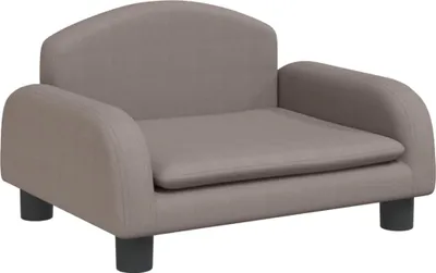 Obrázok produktu pre vidaXL Detská pohovka taupe 50x40x30 cm látka