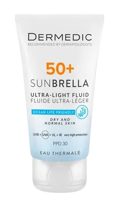 Immagine prodotto di $ Dermedic Sunbrella Crema protettiva per pelli secche SPF50+ 50g
