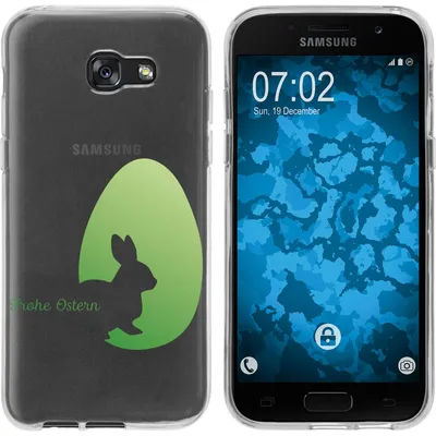 Produktbild von PhoneNatic Case kompatibel mit Samsung Galaxy A7 (2017) Silikon-Hülle Ostern M2