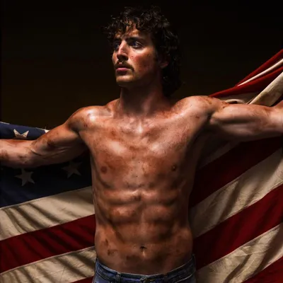 Zdjęcie produktu dla Benson Boone - American Heart (Red, White, and Blue Marble Coloured) (Limited Edition) (LP)
