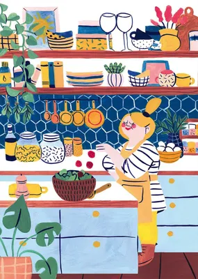 Image de Pieces & Peace Puzzle Cuisine 1000 pièces colorées