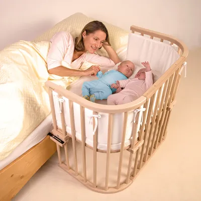 Produktbild von babybay Maxi Beistellbett, natur lackiert
