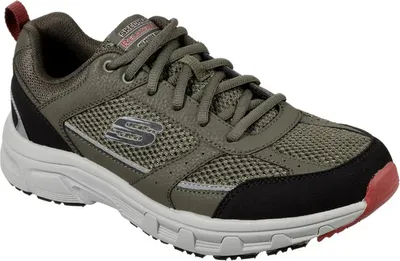 Produktbild von Skechers - Herren Sneaker "Oak Canyon Verketta", Leder FS11275 (47 EU) (Oliv/Schwarz)