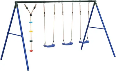 Produktbild von vidaXL Schaukel-Set mit Schaukelsitzen und Kletterschaukel