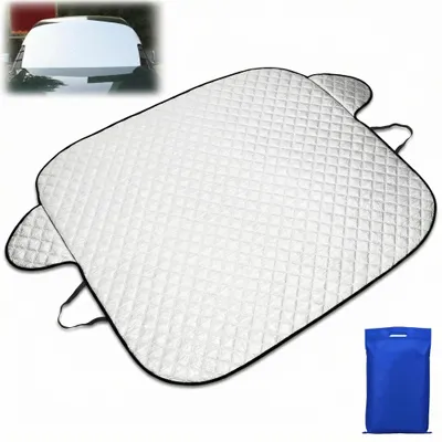 Image de Solidchoice - Protège-pare-brise pour voiture - 145 x 118 cm - Protection contre les conditions estivales et hivernales