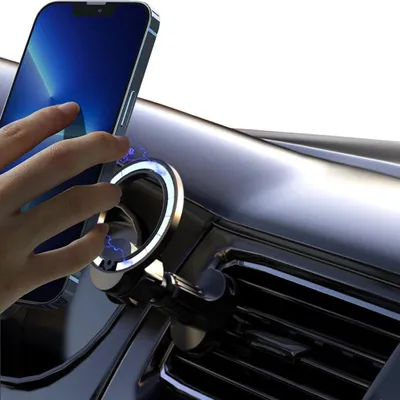 Produktbild von Magnetischer Handyhalter für das Auto, verstellbare Lüftungsschlitzhalterung, kompatibel mit MagSafe iPhone 12 13