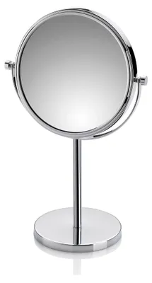 Produktbild von Standspiegel Fabienne mit 1-/3-fach Vergrößerung, Ø 18 cm, Metall