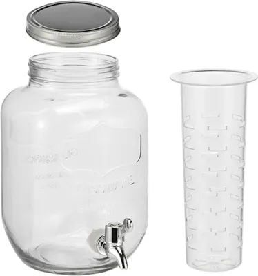 Produktbild von HI - Getränkespender aus Glas mit Zapfhahn Wasserspender 4L