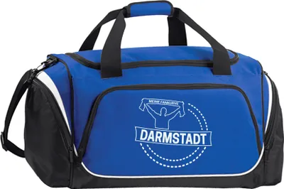 Produktbild von multifanshop Sporttasche - Darmstadt - Meine Fankurve, blau/schwarz, Größe one size