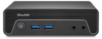 Image de Shuttle XPCnano NE1010BA N100//128GBSSD/noir W11P - 8 Go - DDR4