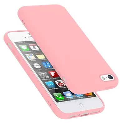 Image de Cadorabo Housse pour Apple iPhone 5 / 5S / SE 2016 Housse en rose Housse pour portable Case Cover TPU Etui