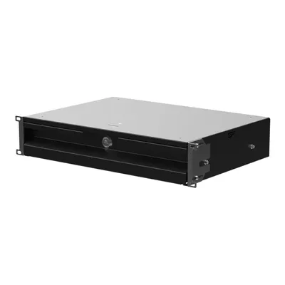 Image de Rackschublade 19" 2U, 320mm, schwarz