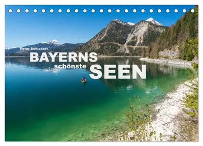 Produktbild von Bayerns schönste Seen (Tischkalender 2027 DIN A5 quer), CALVENDO Monatskalender