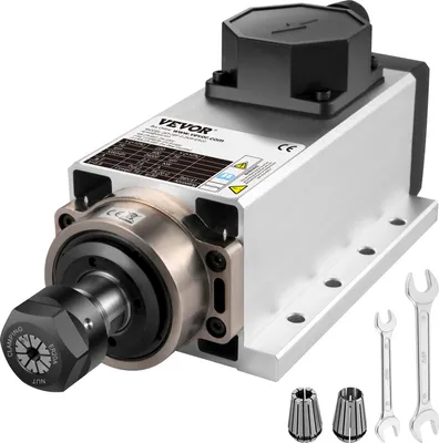 Obrázek produktu pro VEVOR vzduchem chlazený vřetenový motor 2,2 kW vzduchem chlazený vřetenový motor, lineární motor pro frézování s kleštinou ER20, vzduchem chlazený CNC gravírovací frézovací numerický motor, vřetenový motor pro gravírovací stroje 24000 otáček za minutu