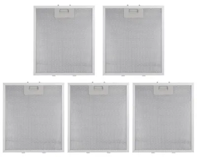 Produktbild von 5x Trade-Shop Metallfettfilter / Fettfilter kompatibel mit Pitsos 2MEB60 2MEB60S 2MEB90 2MEB90S 3MEB60 3MEB90 4MEB60 4MEB90 4MEB90S Dunstabzugshaube