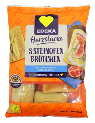 Produktbild von Herzstücke 8 Steinofenbrötchen, 12er Pack (12 x 560g Beutel)
