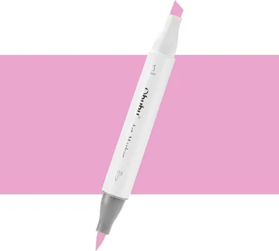 Zdjęcie produktu dla OHUHU dwustronny marker alkoholowy Brush & Chisel, RV050 Lavender Pink