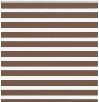 Imagen del producto de Estor cebra marrón 145x150 cm tejido ancho 140,9 cm poliéster