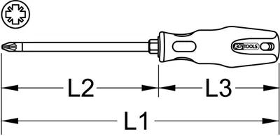 Produktbild von KS TOOLS Schraubendreher Steckschlüssel Schraubendreher 159.1119