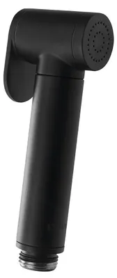 Produktbild von Sapho WC-Handbrause, rund, schwarz matt
